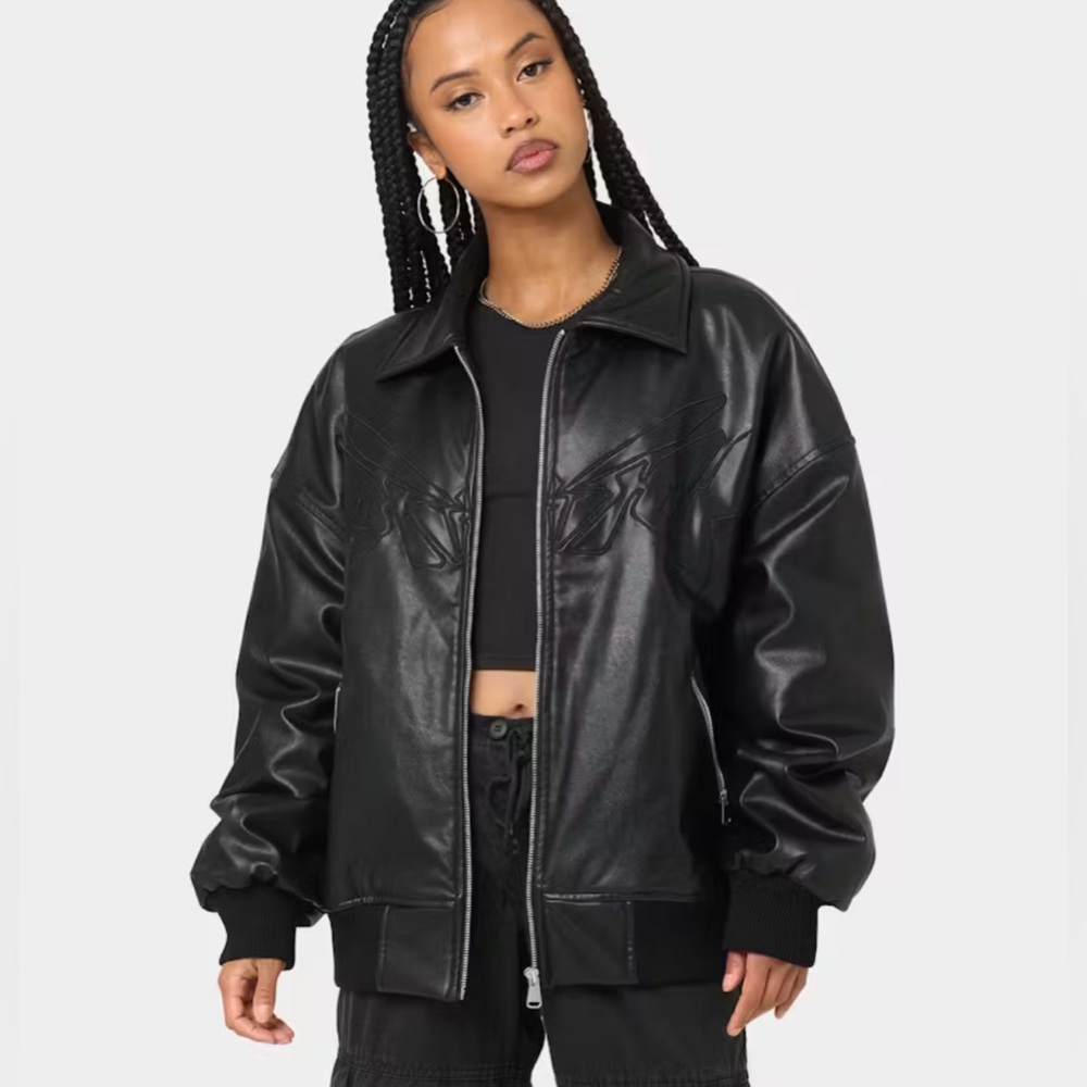 LOITER - Cyber Bomber Jacket (Black) Size L
